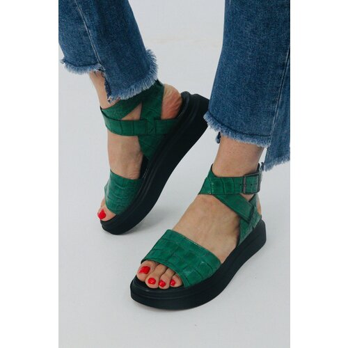 фото Босоножки босоножки женские вокруг ноги, размер 36, зеленый ип ярыш вячеслав николаевич