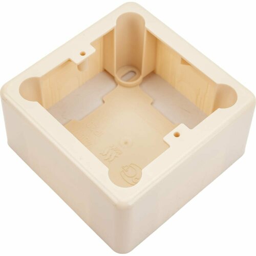 Greenel Коробка установочная 1-местная 85х85х42 СЛ. кость GE40232-02