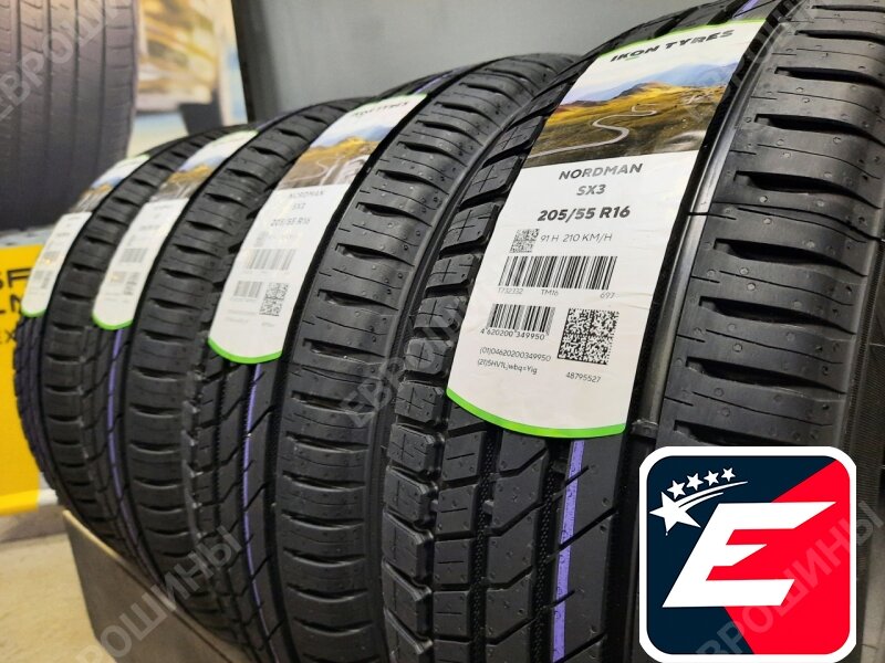 Шины Nokian ikon Nordman SX 3 205/55 R16 91H летние