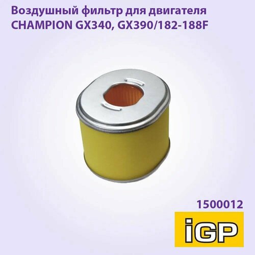 фильтр воздушный dg6501e e3 6501es овальный ud186 188 см 011030004300 champion 3049030700900 Воздушный фильтр для двигателя CHAMPION GX340, GX390/182-188F. Фильтр для генератора/ Для мотоблока/ Для культиватора