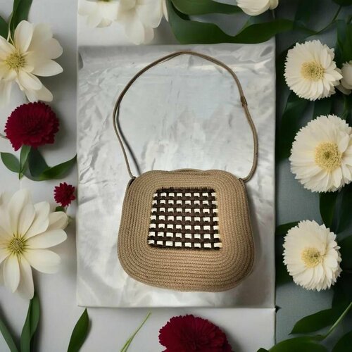 фото Сумка тоут , коричневый нет бренда