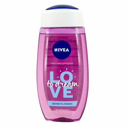 Душ-гель Nivea 250мл. жен. Свежесть Пиона, 2 шт. гель уход для душа свежесть пиона 2 в 1 250мл