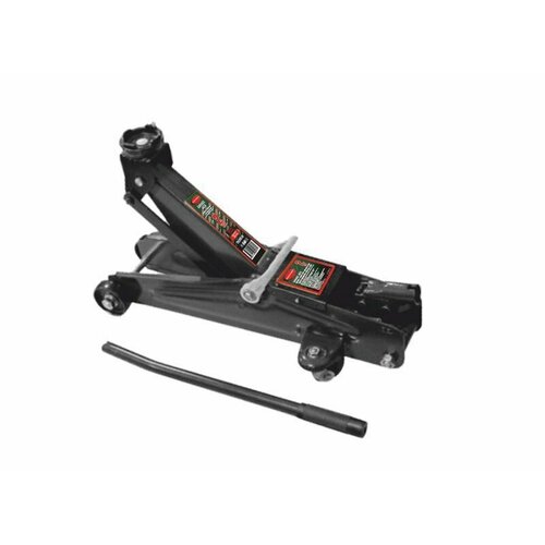 Домкрат подкатной гидравлический 2 т (h min 135мм, h max 385мм) с резиновой накладкой Rock FORCE RF-TH22001CB