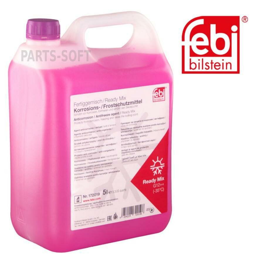 фото FEBI 172019 Антифриз| готовый G12++ (-35°C) фиолетового цвета (5л.)