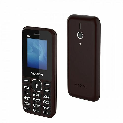 Мобильный телефон Maxvi C27 Brown (1,77"/0,3МП/600mAh)