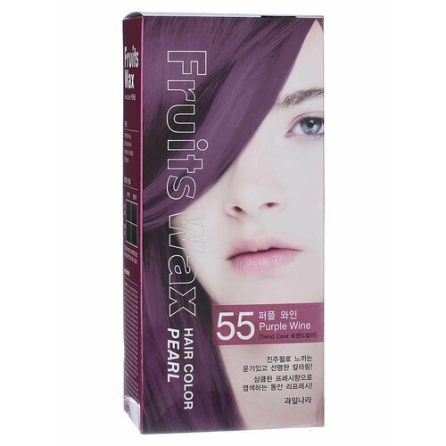 Гель для волос (Краска на фруктовой основе) Fruits Wax Pearl Hair Color #55 60мл*60гр, WELCOS