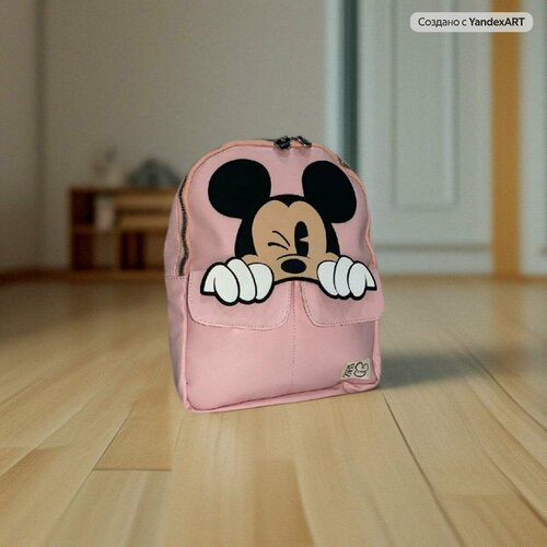 Рюкзак Zara Mickey Mouse, розовый рюкзак дональд дак mickey mouse розовый 5