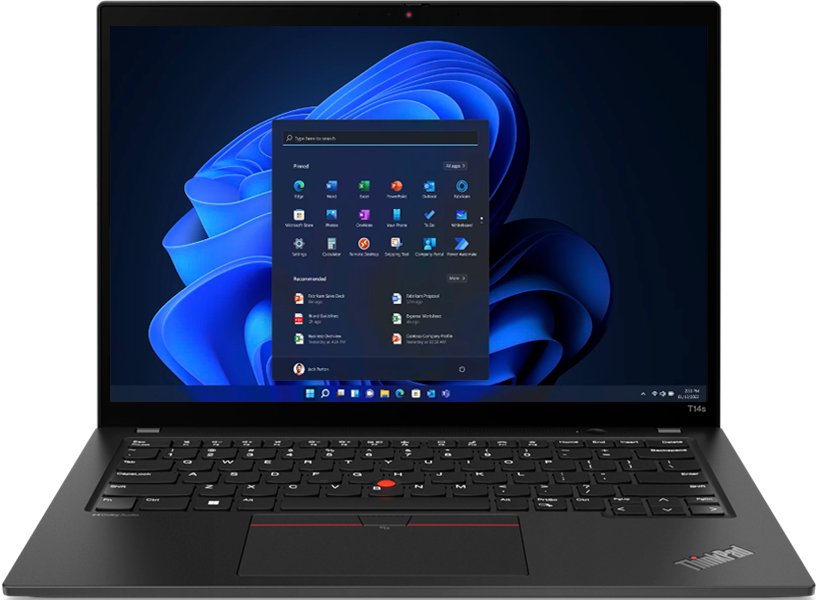 Ноутбук Lenovo ThinkPad T14s Gen 4 14" WUXGA IPS/Core i5-1340P/16GB/512GB SSD/Iris Xe Graphics/Win 11 Pro/RUSKB/черный (21F7S3T700)
