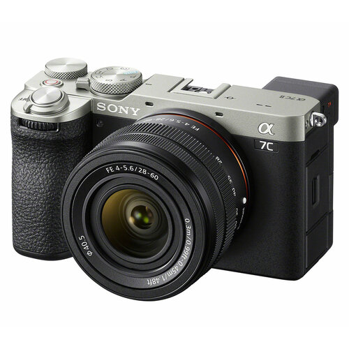 Беззеркальный фотоаппарат Sony a7C II Kit 28-60mm серебристый 21490000₽