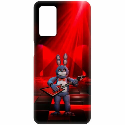 Чехол-накладка Krutoff Soft Case фнаф (FNAF) - Бонни с гитарой для Oppo A55 черный чехол накладка krutoff soft case фнаф fnaf бонни с гитарой для vivo t2 черный