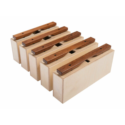 SCBB-SSet5 Чайм-бары бас (разборный ксилофон), 5 нот пентатоника, сукупира, Sinkopa