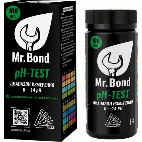 Mr.Bond PH-TEST   100     pH 0-14. MB20000001PH