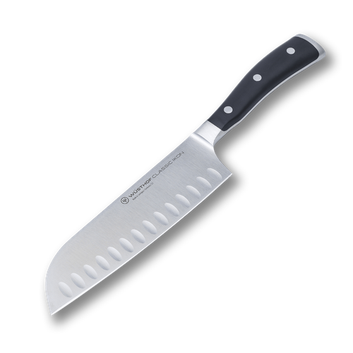 Поварской кухонный нож сантоку Wuesthof 17 см, сталь X50CrMoV15