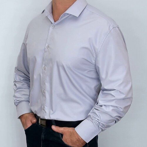 фото Рубашка westcolor, размер s, серый