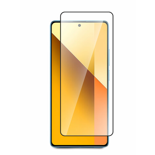 Защитное стекло для Xiaomi Redmi Note 13 4G (Ксиоми Редми Ноте 13 4г) на экран, черная рамка с олеофобным покрытием полноэкранное силиконовая клеевая основа Full Glue, Brozo защитное стекло на xiaomi redmi 12c ксиоми редми 12с на экран черная рамка полноэкранное силиконовая клеевая основа full glue miuko