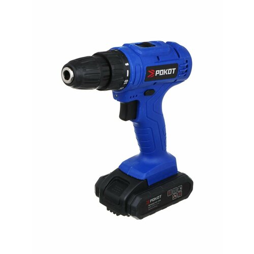 Рокот Дрель-шуруповерт аккум 14В 0-400-1400 обмин 13 Li-on 1 2 скорости 2776₽