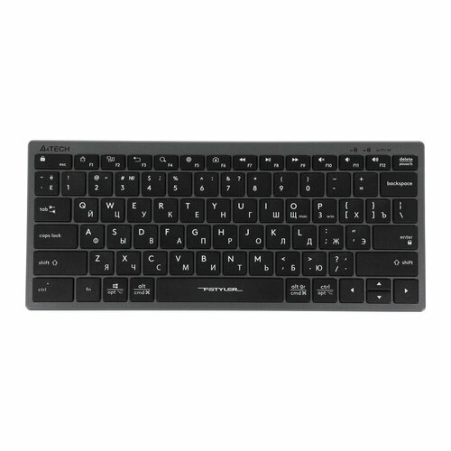 Клавиатура A4Tech Fstyler FX51 серый USB slim Multimedia FX51 GREY 429400₽
