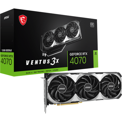 Видеокарта GeForce RTX 4070 12Gb MSI Ventus 3X E 12G OC 7678600₽