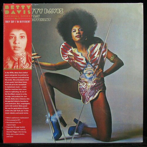 Виниловая пластинка Light In The Attic Betty Davis – They Say I'm Different (+ obi, + booklet)