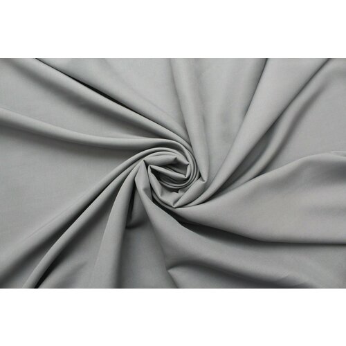 Ткань Шёлк костюмный M. Kors мышино-серый, ш112см, 0,5 м