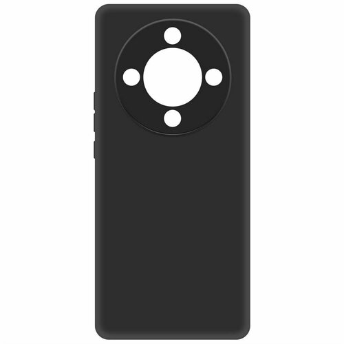Чехол-накладка Krutoff Soft Case для Honor X9b черный чехол накладка krutoff soft case матрешка для honor x9b черный