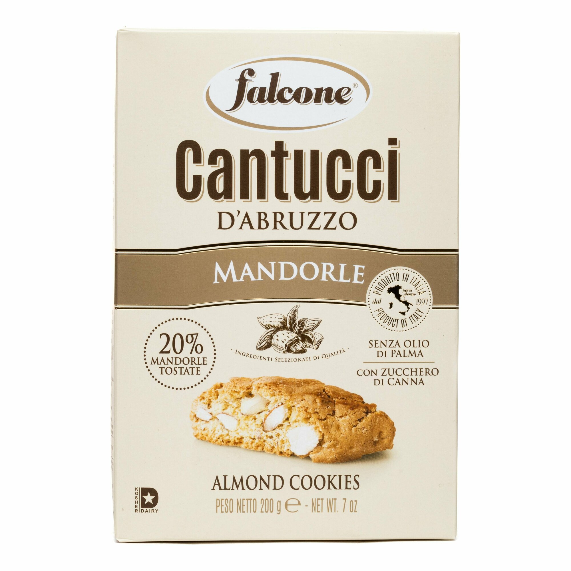 Печенье сахарное Falcone Cantucci с миндалем 200г