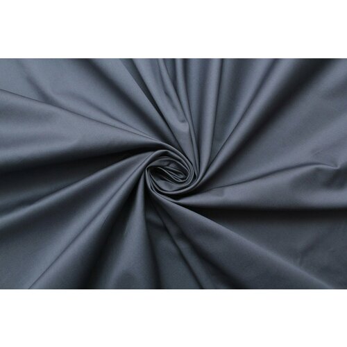 Ткань Костюмный хлопок стрейч мышино-серый, 380 г/пм, ш144см, 0,5 м ткань жаккард костюмный стрейч серо лиловый тёмный 480 г пм ш144см 0 5 м