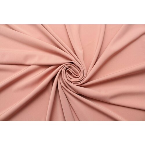 Ткань Джерси стрейч розоватый персик, 350 г/пм, ш148см, 0,5 м