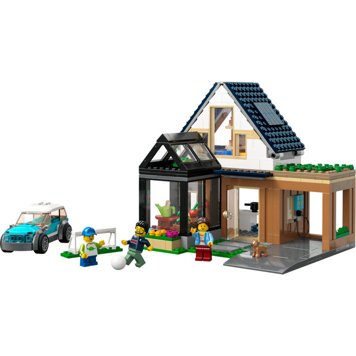 Конструктор LEGO City 60398 Family House and Electric Car, 462 дет.