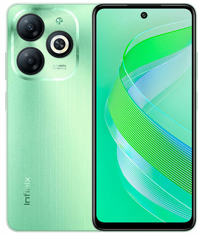 Смартфон Infinix SMART 8 4+128GB Crystal green