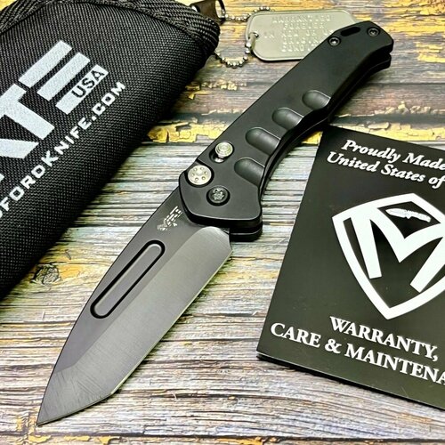 складной нож hero black titanium Нож складной Medford MD206SPD42AB Auto Swift, S35VN Black Blade, Black Titanium Handle
