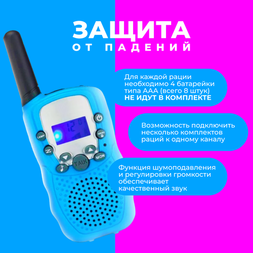 Рации детские Travel T-388 голубый 159500₽