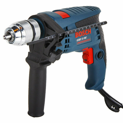 дрель ударная bosch gsb 16 re professional 750вт Электрическая дрель Bosch GSB 13 RE (0601217100)