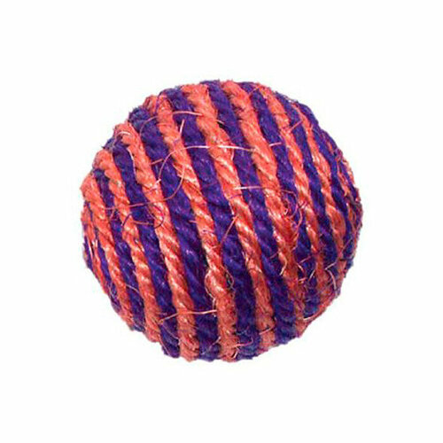 Игрушка Котенок сизаль МЯЧ, 6 см