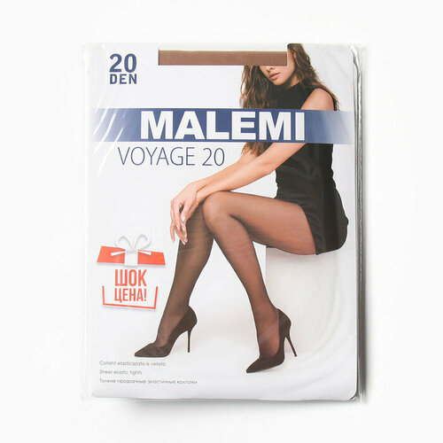 Колготки Malemi, 20 den, размер 3, бежевый