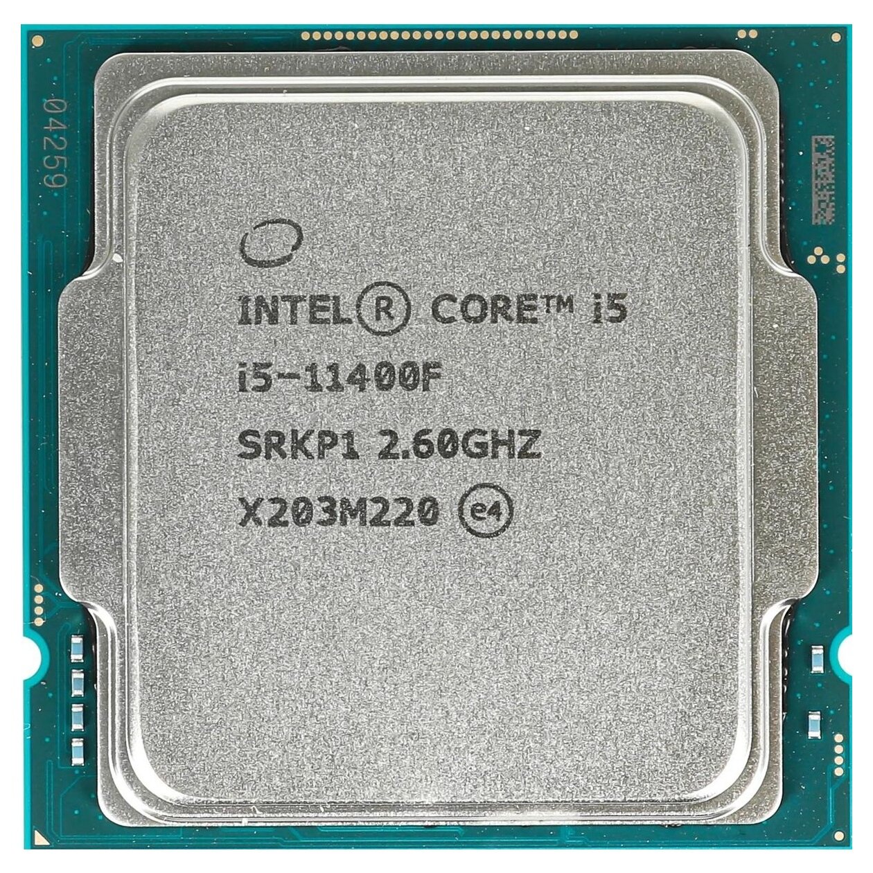 Процессор Intel Core i5-11400F, 6C12T, 2.6 ГГц, Turbo Boost 4.4 ГГц , 12MB L3 кэш, без графики, LGA1200, OEM