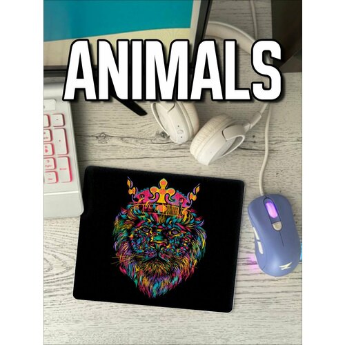Коврик для мыши Животные Лев 544₽