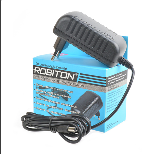 Блок питания ROBITON (адаптер) IR 12-2250S 5,5 x 2,5/12 блок питания robiton адаптер ir 12 24w 4 0 x 1 7 12