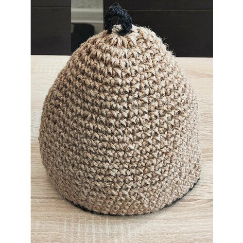 Шапка для бани джутовая