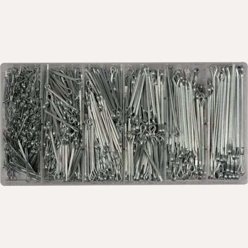 Изображение товара Набор шплинтов YATO 1000 шт. пластиковый кейс YT-06885 347206885 092 1