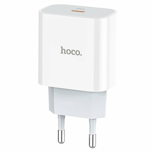 Сетевое зарядное устройство HOCO C76A Speed 1xUSB-C, 3A, 18W, белый сзу hoco c76a plus speed source 1xusb c 3а pd20w qc3 0 белый