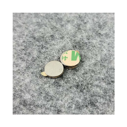 Кнопка магнитная 10х1 мм на самоклеящейся основе 100 шт 2775₽