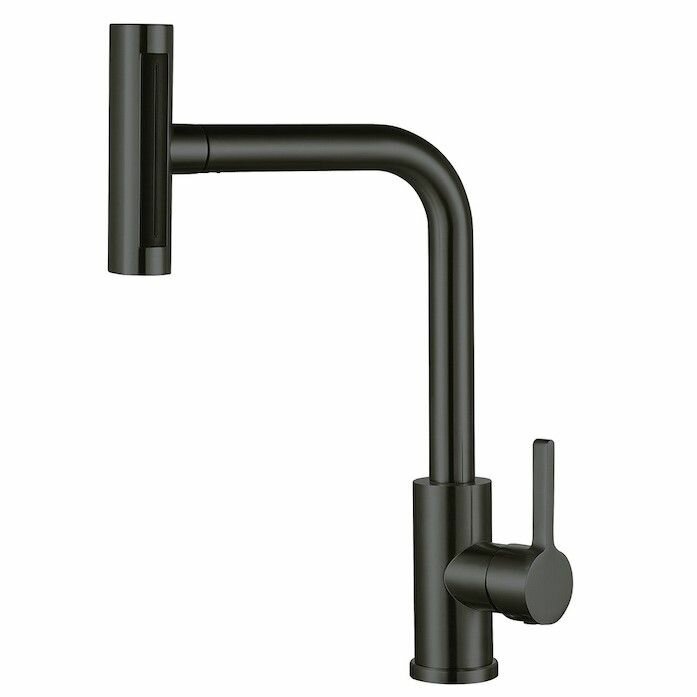 фото Кухонный смеситель Zorg серия Steel Hammer SH 093 CR хром, вытяжная лейка 4 режима