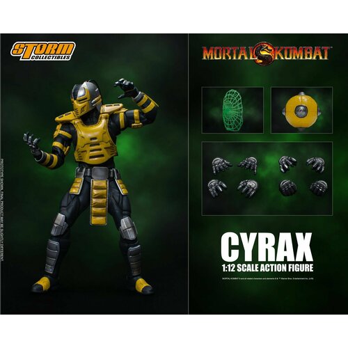 Фигурка Сайракс - Мортал Комбат 3. Cyrax- Mortal Kombat 3. Storm Collectibles