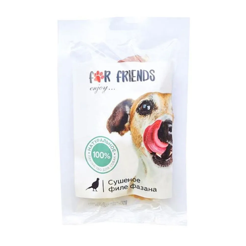 Лакомство For Friends лакомство для собак «Сушеное филе фазана» 50 гр