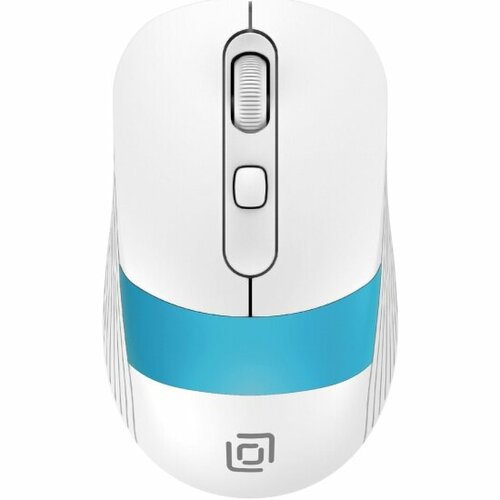 Мышь беспроводная Оклик 310MW белыйсиний 66500₽