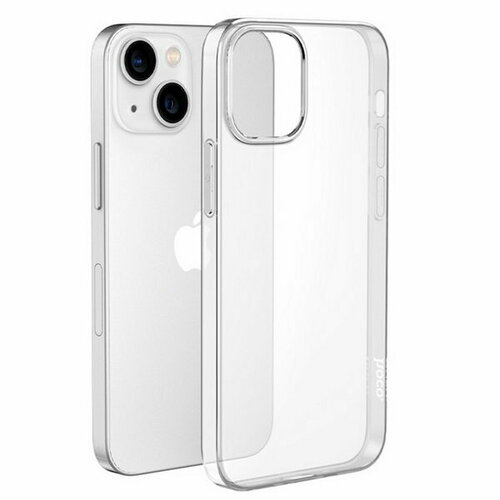 Чехол для Iphone 15, силиконовый, толщина 1.1 мм, прозрачный