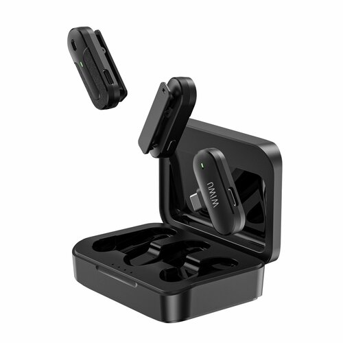 Беспроводной петличный микрофон WiWU 2 в комплекте для смартфонов Type C с активным шумоподавлением 399000₽