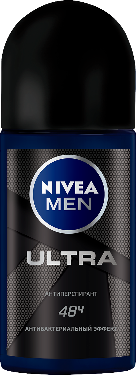Дезодорант "NIVEA MEN" Ultra, антибактериальный эффект, мужской, 50 мл — фото 1