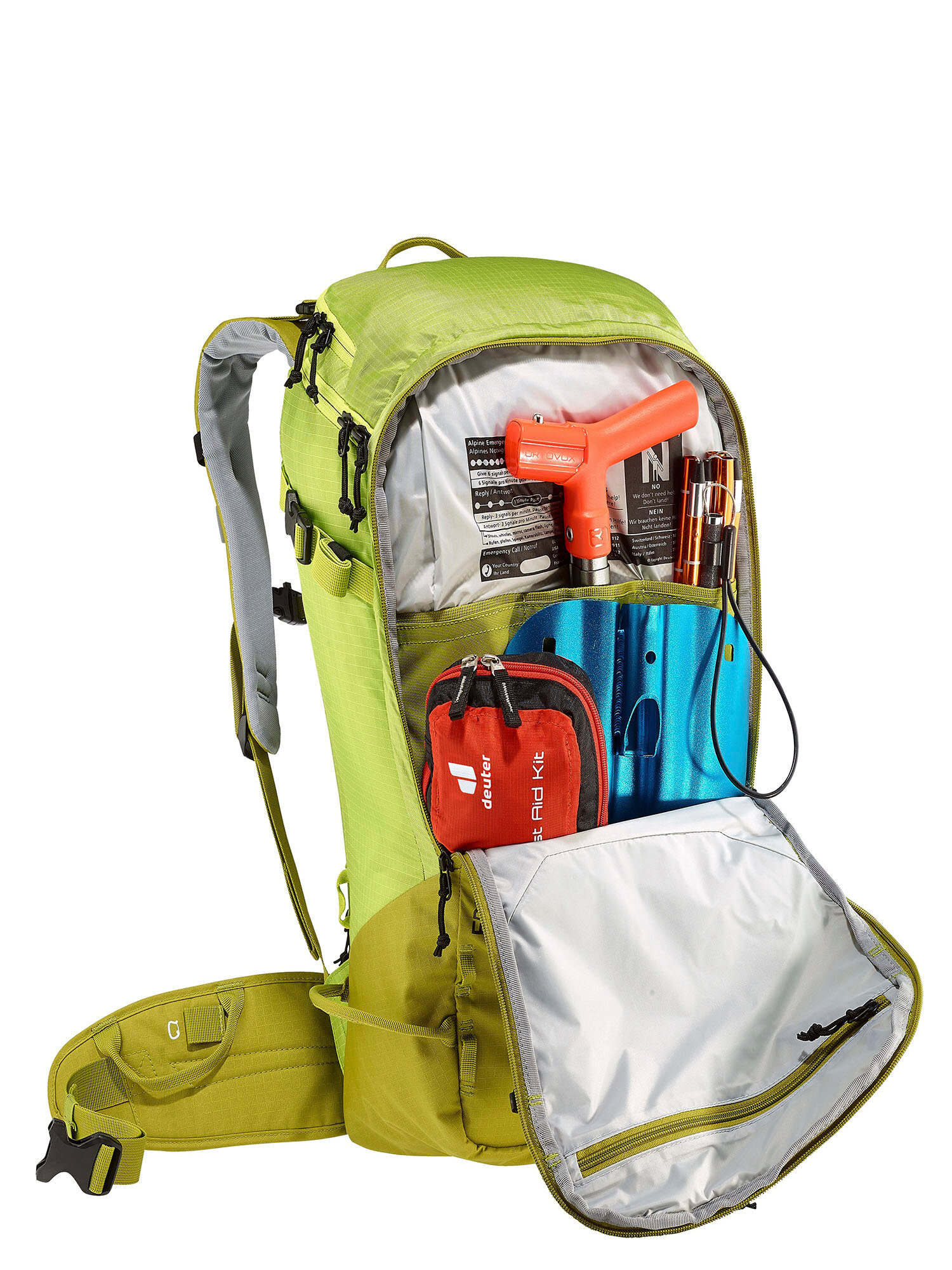 Рюкзак для фрирайда deuter Freerider Pro 34+, moss-citrus